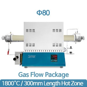 1800℃ 가스플로패키지 Gas Flow Package SH-FU-80TS-WG (300mm Ø80)